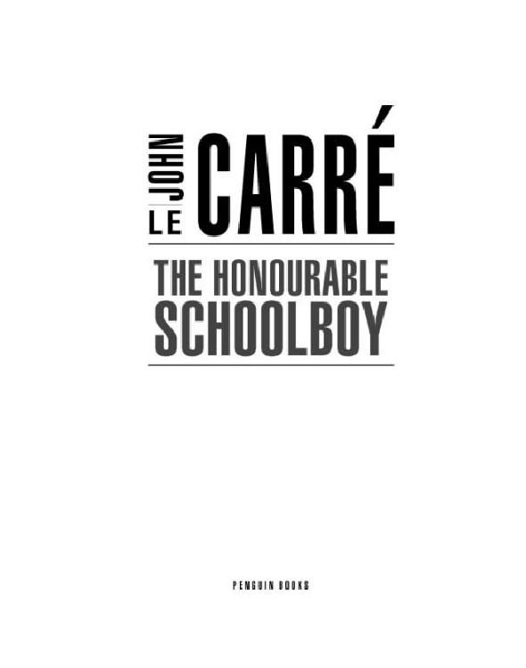 The Honourable Schoolboy