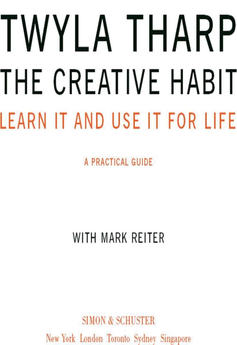 The Creative Habit