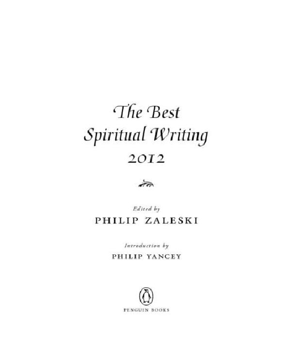 The Best Spiritual Writing 2012