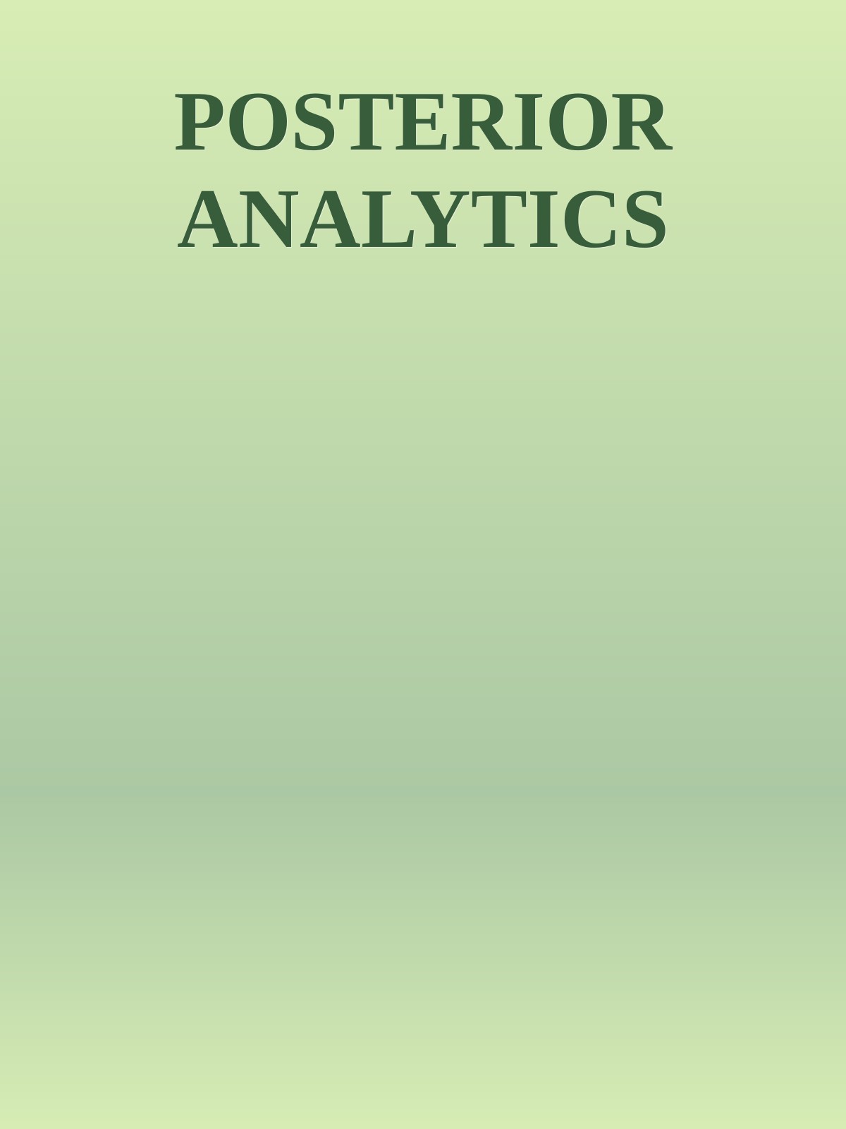 POSTERIOR ANALYTICS