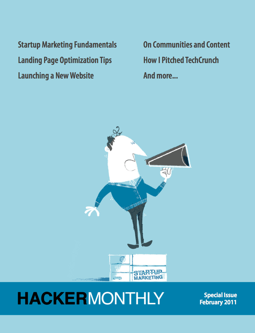 Hacker Monthly: Startup Marketing