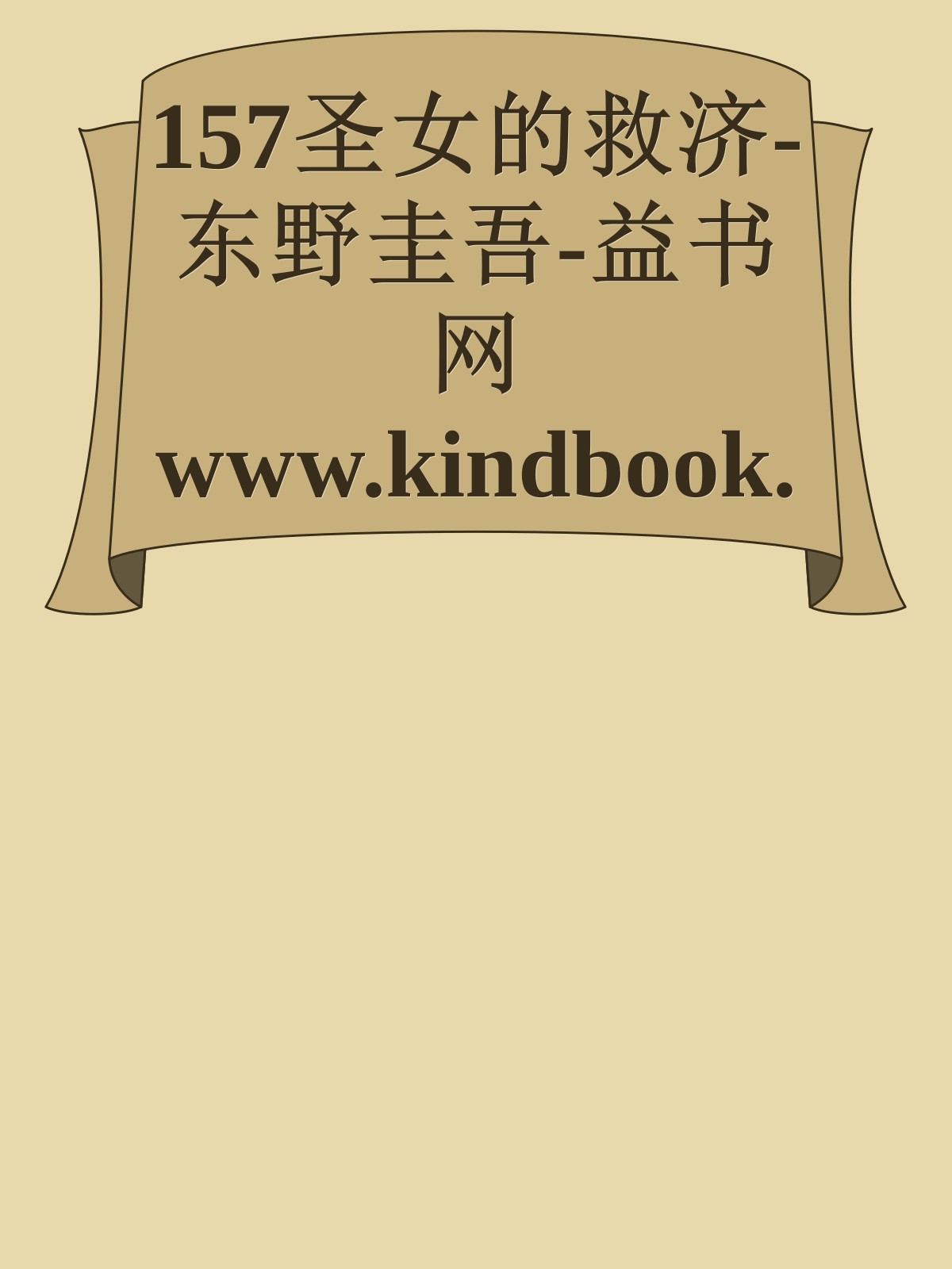 157圣女的救济-东野圭吾-益书网www.kindbook.cn