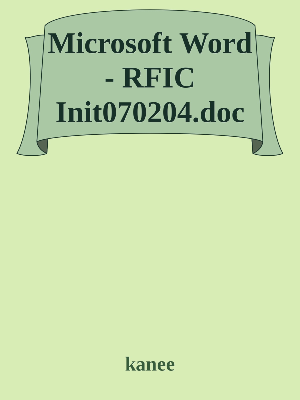 Microsoft Word - RFIC Init070204.doc