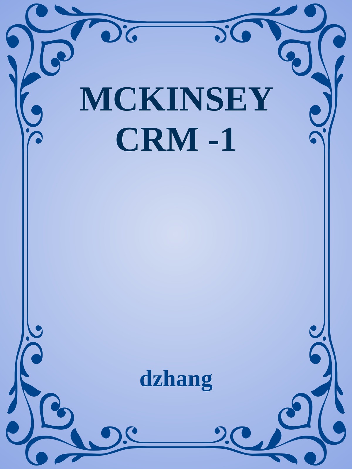 MCKINSEY CRM -1