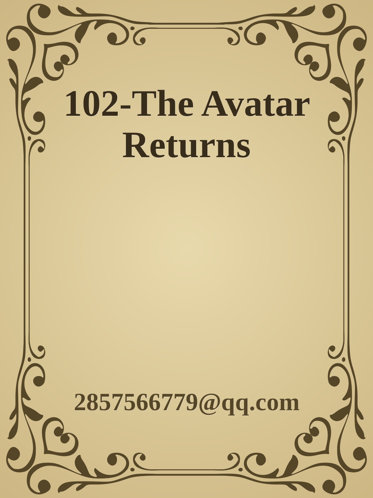 102-The Avatar Returns