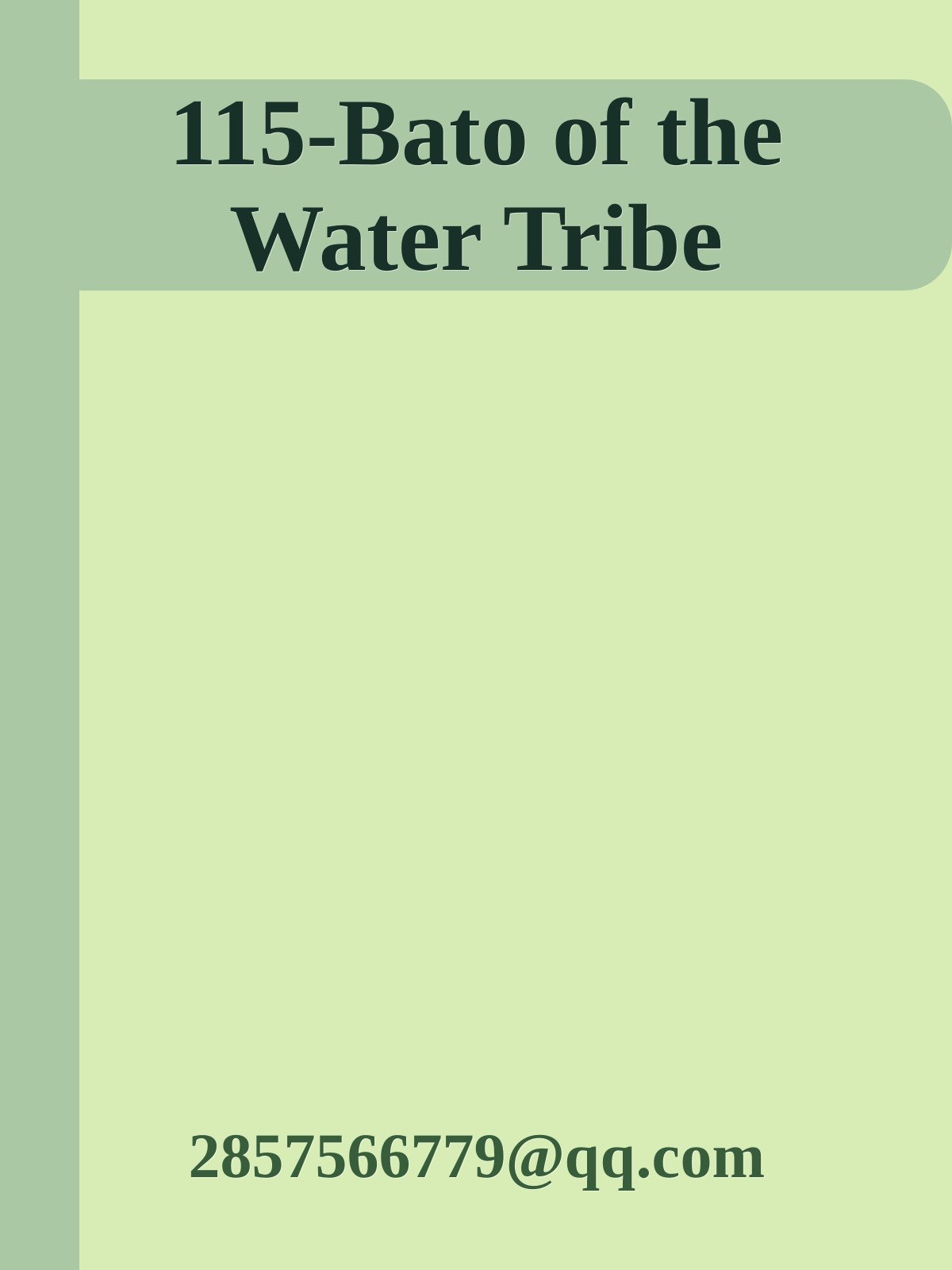 115-Bato of the Water Tribe