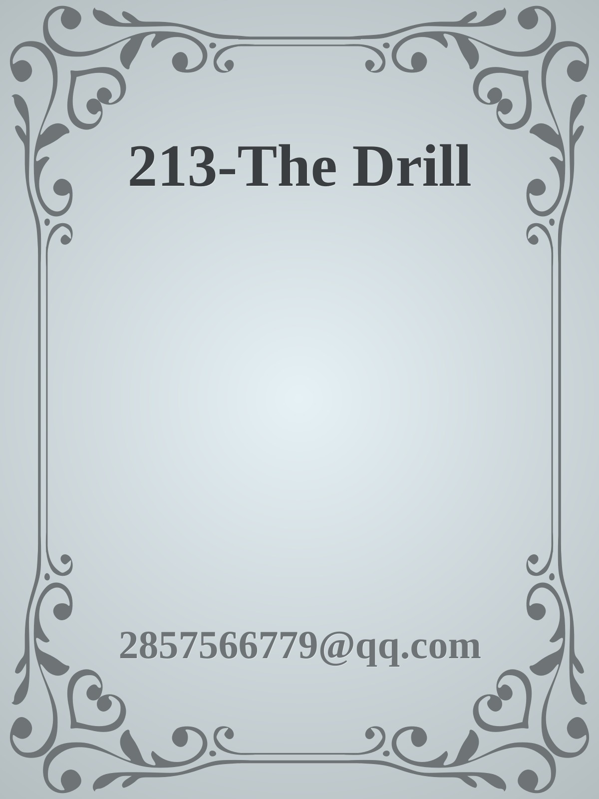 213-The Drill