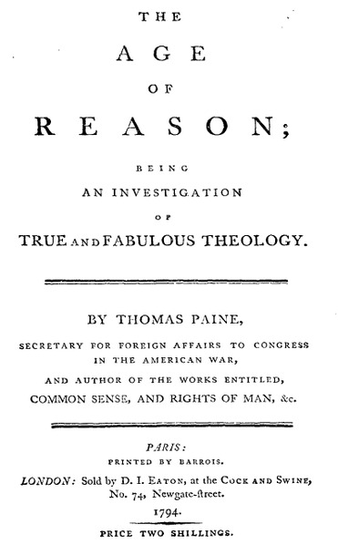 The Age of Reason