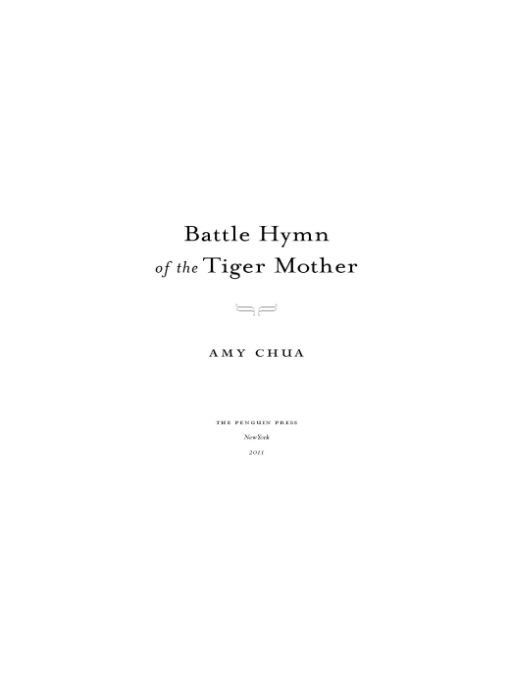 Battle Hymn of the Tiger Mother