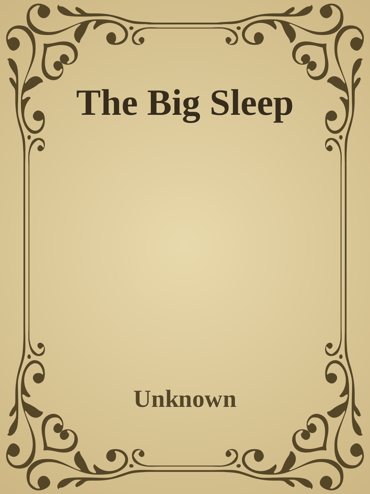 The Big Sleep