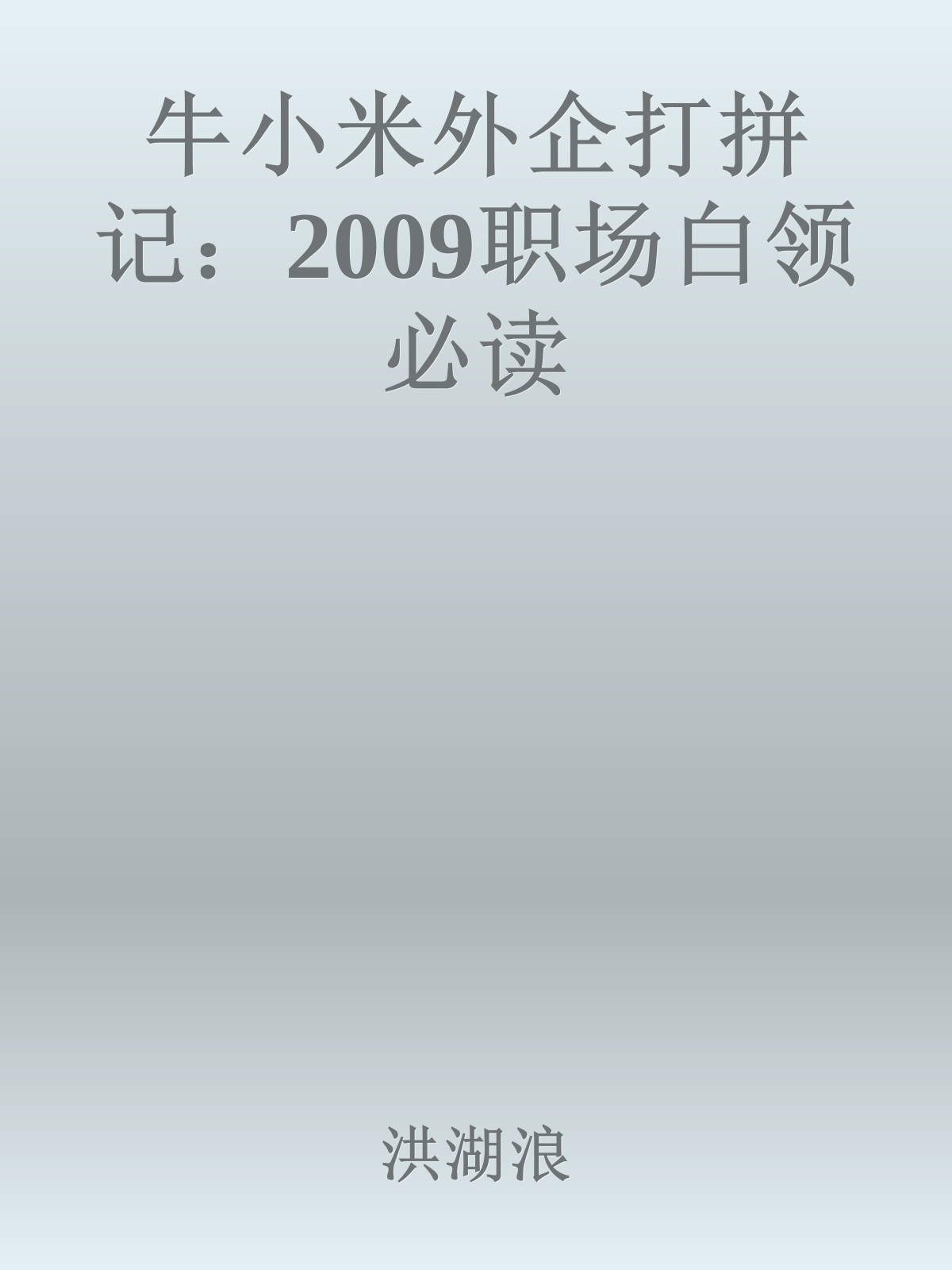 牛小米外企打拼记：2009职场白领必读